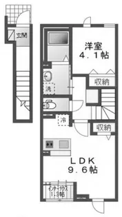 ジェンティーレ【2階】の間取り