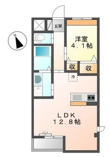 モンテ フェリーチェ【3階】の間取り