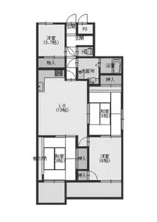 シャトー明石【2階】の間取り