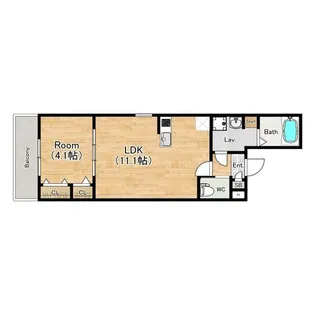 ジーメゾン明石スフィリア【2階】の間取り