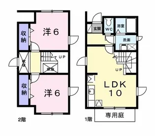 カーサMYK【1階】の間取り