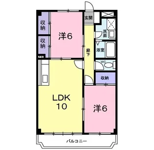 ロワイヤル大久保【2階】の間取り