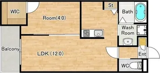 ジーメゾン大久保ラクラス【2階】の間取り