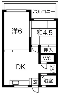 パールハイツ東二見【3階】の間取り
