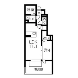 フェーブ千代が丘【1階】の間取り
