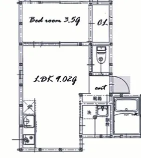 ルミナート明石【2階】の間取り