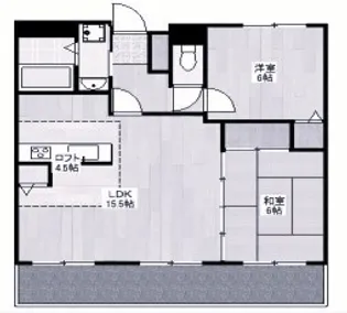 プレステージ垂水ジェームス山【6階】の間取り