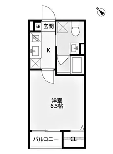 シャトーレ西明石【1階】の間取り