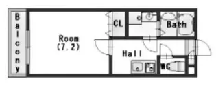 ジーメゾン大久保【2階】の間取り