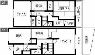ソシア小泉I【1階】の間取り