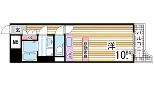 ウエストクィーンズ【3階】の間取り