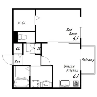 ユマリアコート【1階】の間取り
