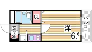 ヴェルドール垂水【3階】の間取り