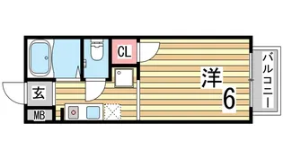 ラポール【1階】の間取り
