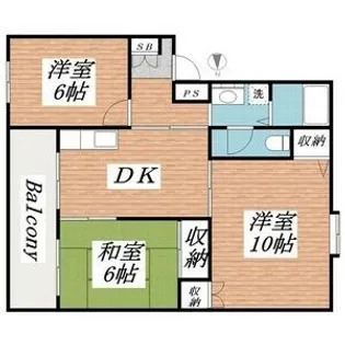 グリーンエイトII【2階】の間取り