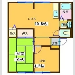 カサベルデ中澤A【1階】の間取り