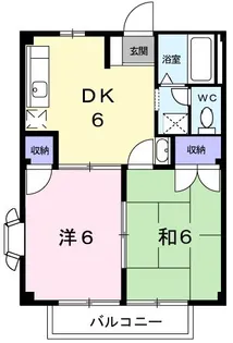 サンハイム【1階】の間取り