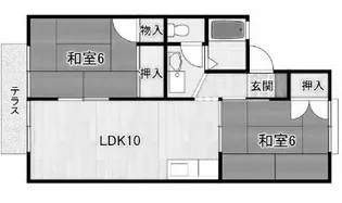 パインファミール【1階】の間取り