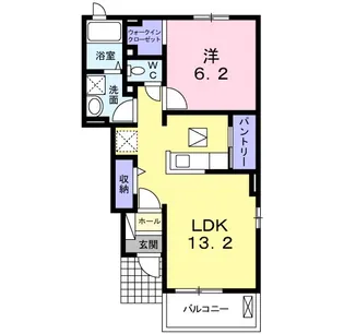 セレーノ【1階】の間取り