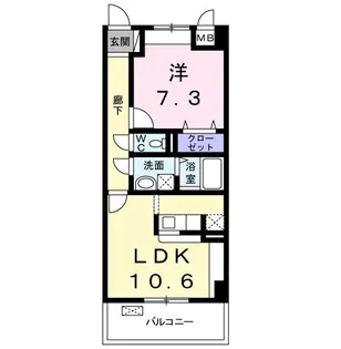 ポラリス参番館【4階】の間取り