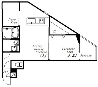コティ西明石I【2階】の間取り