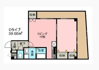 中西駅前ビル【6階】の間取り