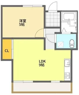 メゾン土山【4階】の間取り