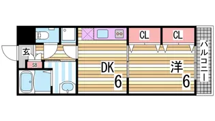 グランノーヴァ【1階】の間取り