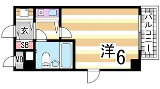 ルミエール上高丸【3階】の間取り