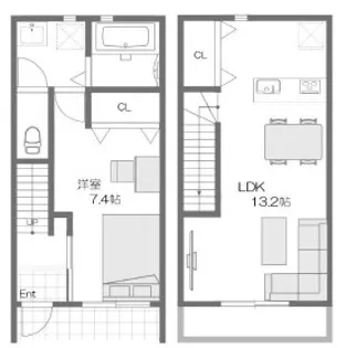 Mercure Court【1階】の間取り