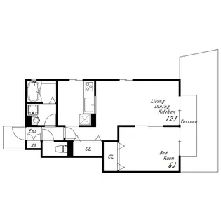 シーショア五色山A棟【1階】の間取り