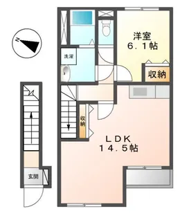 ステディア【2階】の間取り