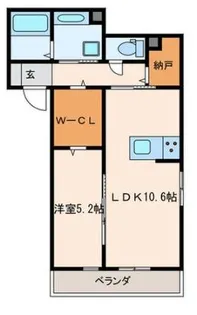 レ・リヤン・ファミリオⅤ【3階】の間取り