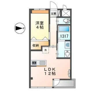 ユニヴェール【3階】の間取り