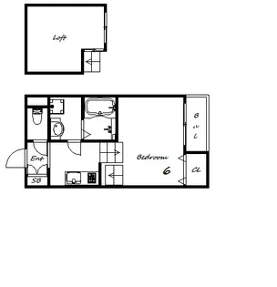 コートブルー須磨【2階】の間取り
