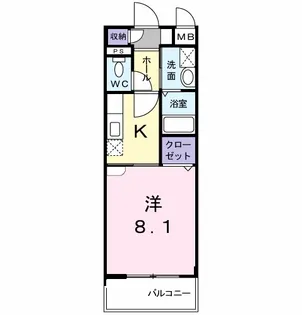 フリーデK.I.1【1階】の間取り