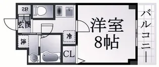 クレアドル須磨【3階】の間取り