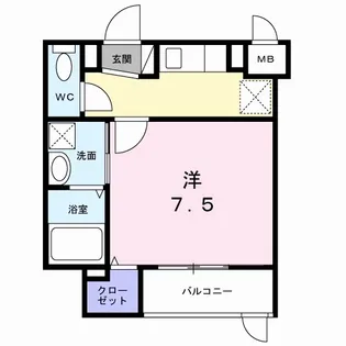 ヒカルサ神戸垂水山手【1階】の間取り