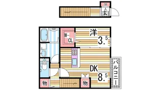 ソフィアコート【2階】の間取り