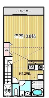 レグルス垂水【2階】の間取り