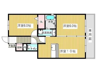 グリーンデューク【1階】の間取り