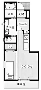 パークイーストIV【1階】の間取り
