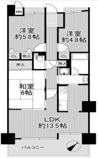 ピュアハイツ垂水潮見が丘【1階】の間取り