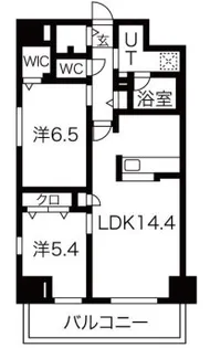 グランリベレ明石【4階】の間取り