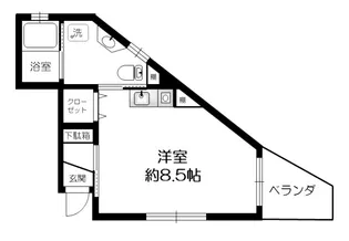 ステージ松江海岸【1階】の間取り