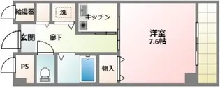 ウエストビラITO【9階】の間取り