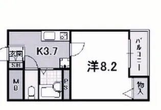 コンフォート宮本町【2階】の間取り
