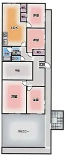 UC魚の棚【4階】の間取り