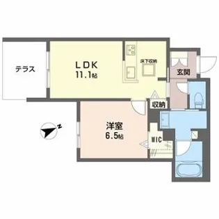 CASA PINOⅤ【1階】の間取り