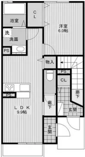 ペリドットII【1階】の間取り